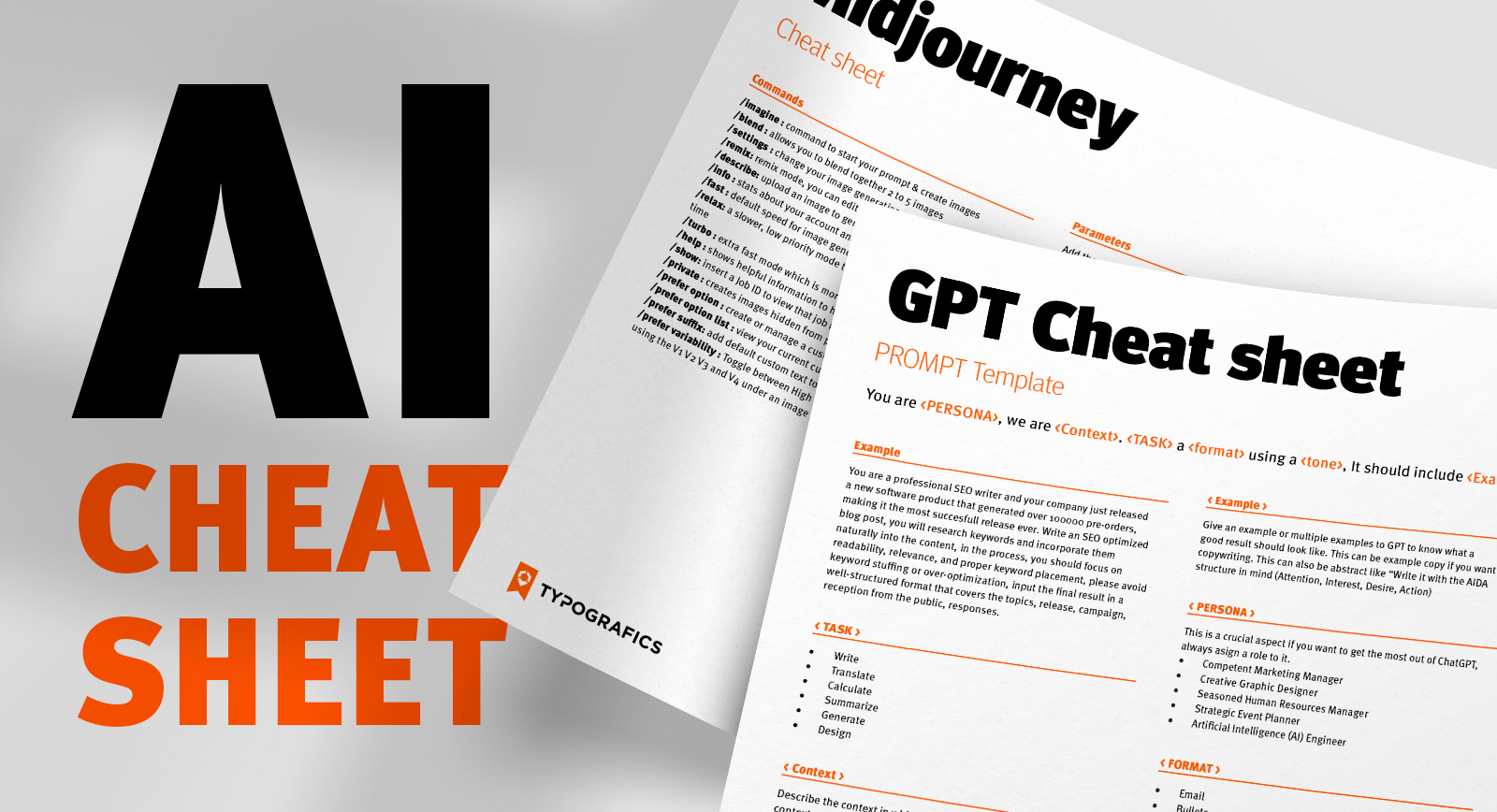 ChatGPT en Midjourney Cheat Sheets