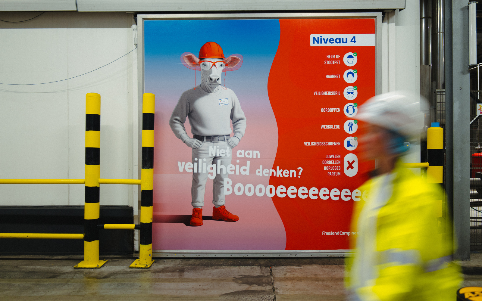 Veiligheid awareness campagne Friesland Campina